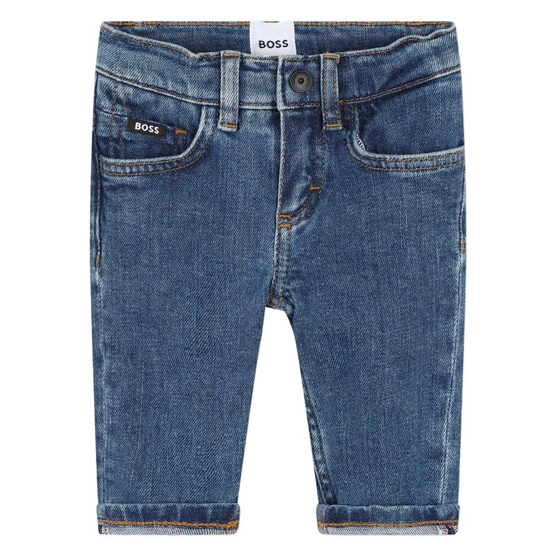 Jeans in misto cotone BOSS 
                        RAGAZZO