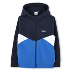 Felpa con zip e cappuccio BOSS 
                    RAGAZZO