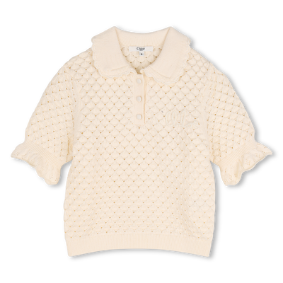Maglione a maniche corte CHLOE BAMBINA