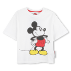 T-shirt in cotone Mickey, BIANCO, hi-res