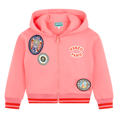 Felpa con zip KENZO KIDS BAMBINA