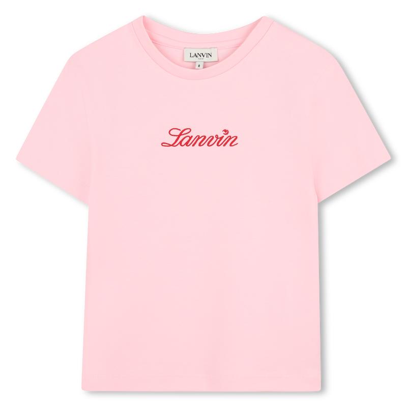 T-SHIRT A MANICHE CORTE LANVIN 
                        BAMBINA