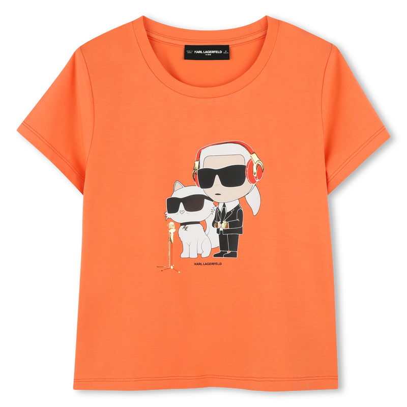 TEE SHIRT KARL LAGERFELD KIDS 
                        BAMBINA