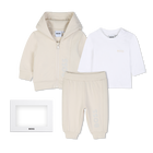 Set pantalone, cardigan e t-shirt BOSS 
                    RAGAZZO