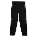 Pantaloni in pile, NERO, hi-res