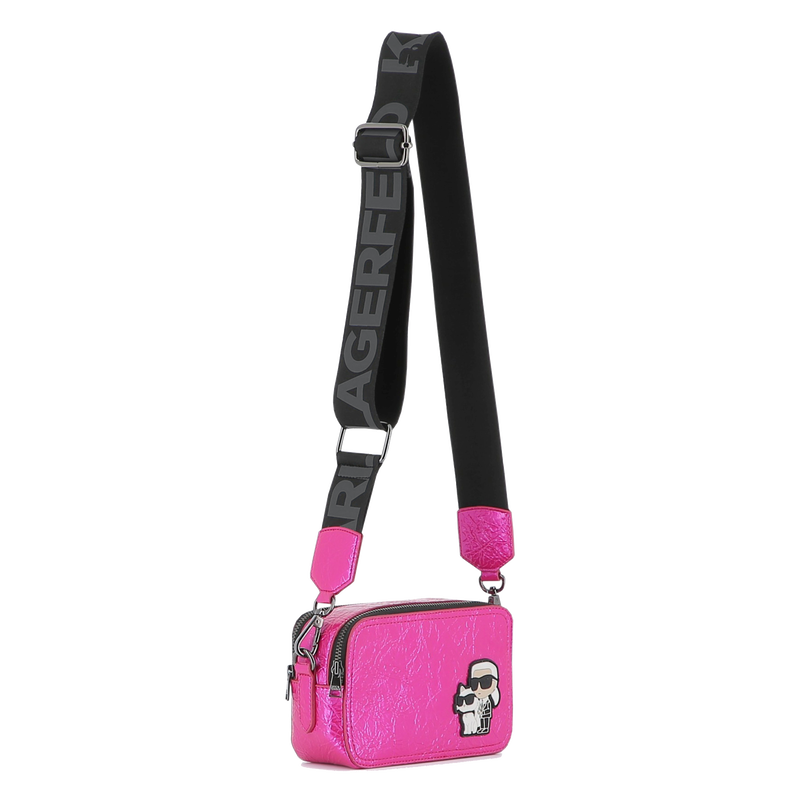 Crinkle coated textile handbag KARL LAGERFELD KIDS 
                        BAMBINA