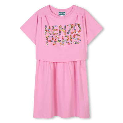 Vestito 2 in 1 con stampa KENZO KIDS BAMBINA