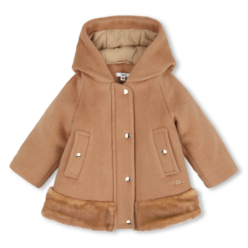 Cappotto con cappuccio CHLOE 
                        BAMBINA