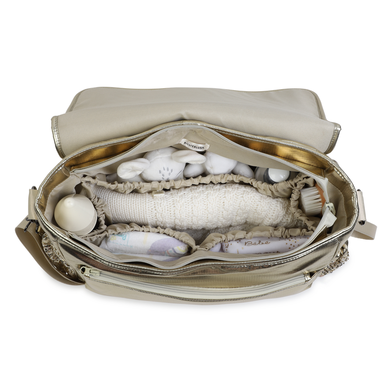 Metallic diaper bag BILLIEBLUSH 
                        BAMBINA