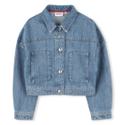 Giacca di jeans a righe HUGO 
                    BAMBINA
