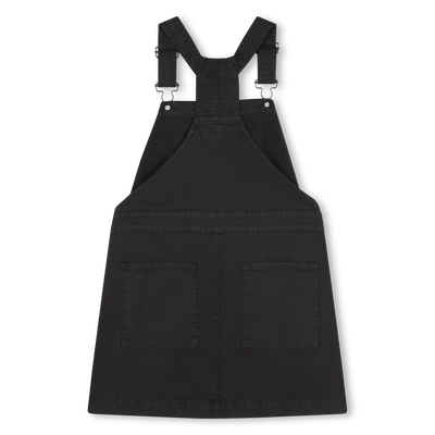 Vestito con bretelle in denim DKNY BAMBINA