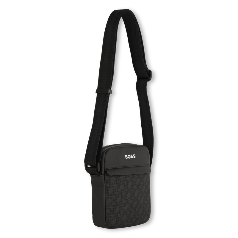 Borsa a tracolla in tessuto rivestito BOSS 
                        RAGAZZO