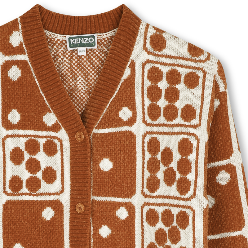 Cardigan in maglia KENZO KIDS 
                        BAMBINA