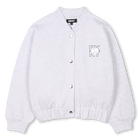 Cardigan in felpa di cotone DKNY 
                    BAMBINA