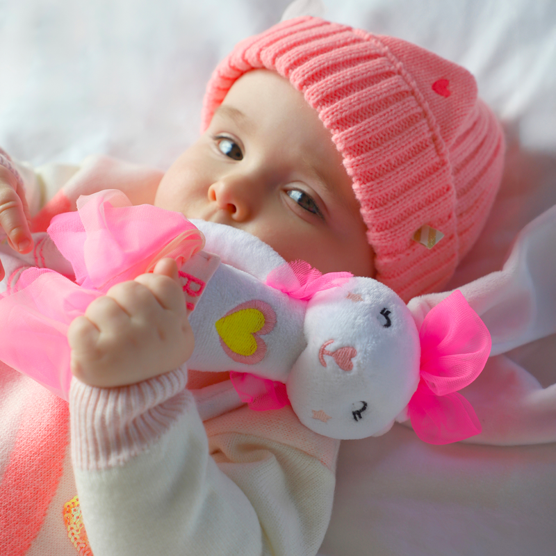 Cappello ricamato a cuore BILLIEBLUSH 
                        BAMBINA