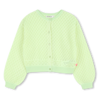 Cardigan in maglia traforata BILLIEBLUSH 
                    BAMBINA