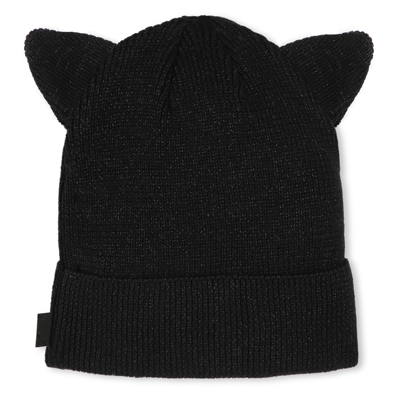 Cat-Ear Metallic Beanie KARL LAGERFELD KIDS 
                        BAMBINA