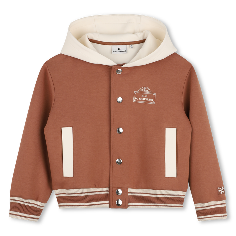 Cardigan con cappuccio KIDS AROUND 
                        BAMBINA