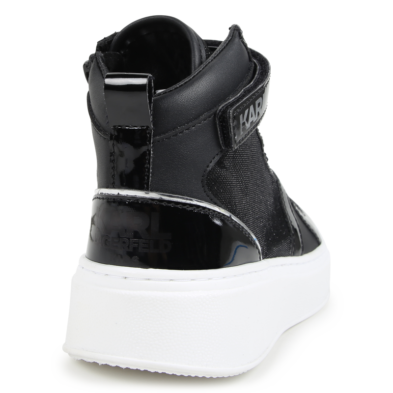 Sneakers alte in pelle KARL LAGERFELD KIDS 
                        BAMBINA