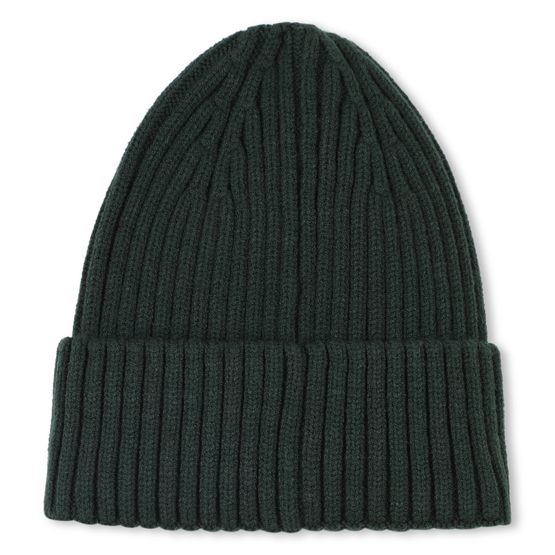 Cappello badge lavorato a maglia con logo TIMBERLAND 
                        RAGAZZO