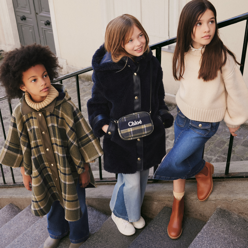 Gonna midi in denim CHLOE 
                        BAMBINA