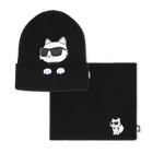 Set berretto e scaldacollo KARL LAGERFELD KIDS 
                    BAMBINA
