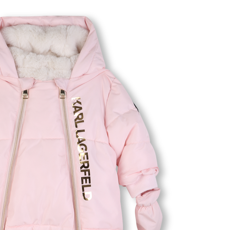 Tuta da pilota in poliestere KARL LAGERFELD KIDS 
                        BAMBINA