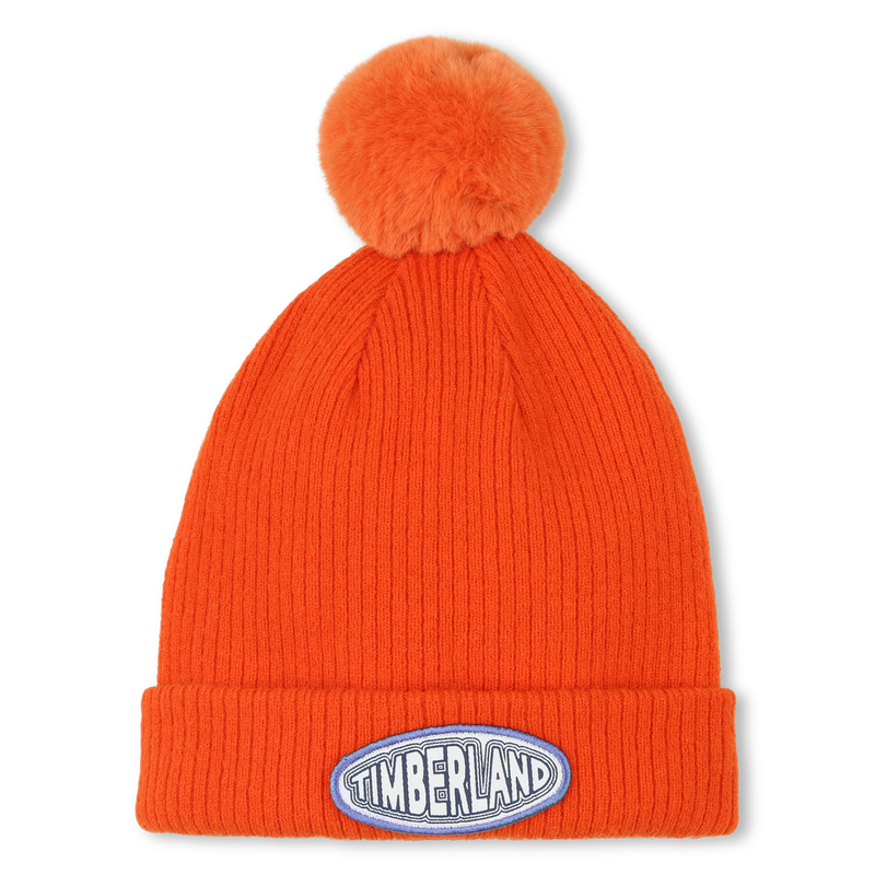 Cappello in maglia con pompon in pile TIMBERLAND 
                        RAGAZZO