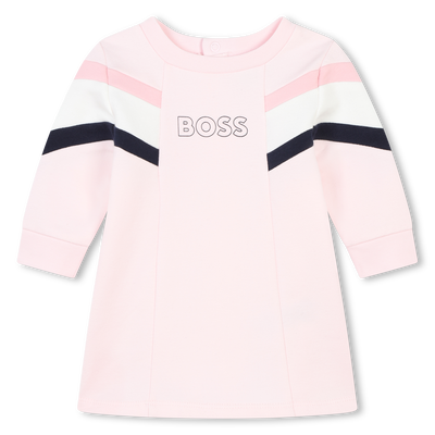 Abito svasato in felpa BOSS BAMBINA
