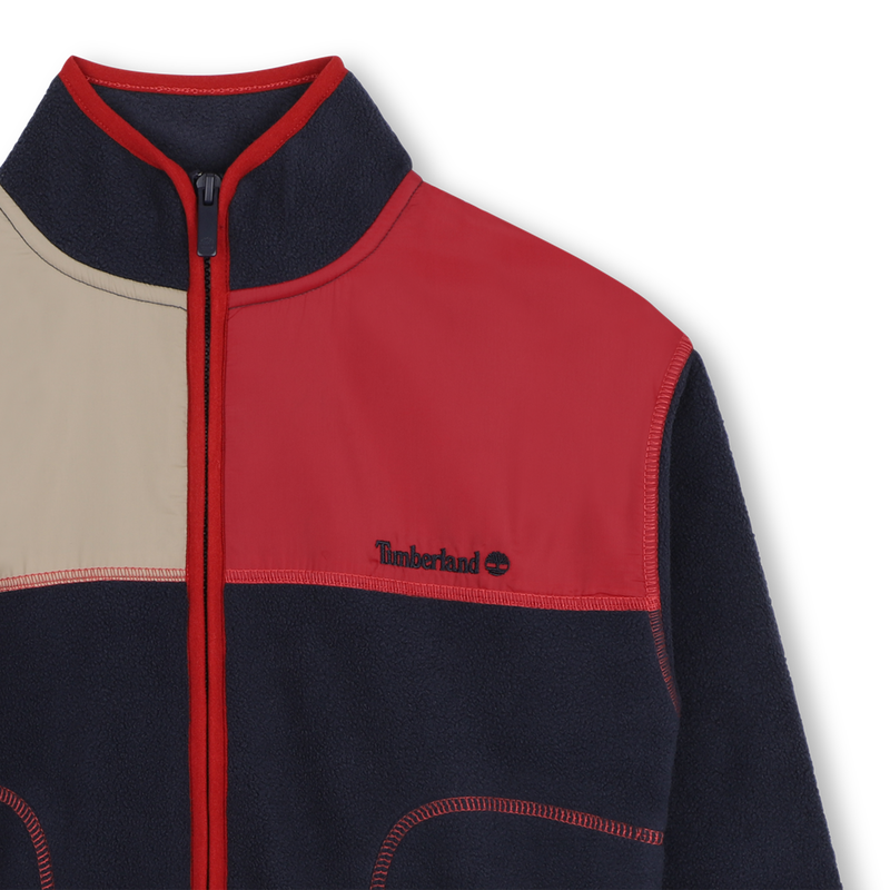 Cardigan in pile TIMBERLAND 
                        RAGAZZO