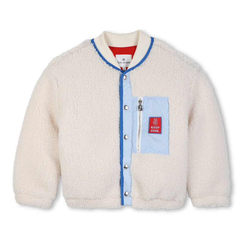 Giacca in tessuto peluche KIDS AROUND 
                        RAGAZZO