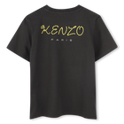 T-shirt in cotone con patch KENZO KIDS 
                    UNISEX