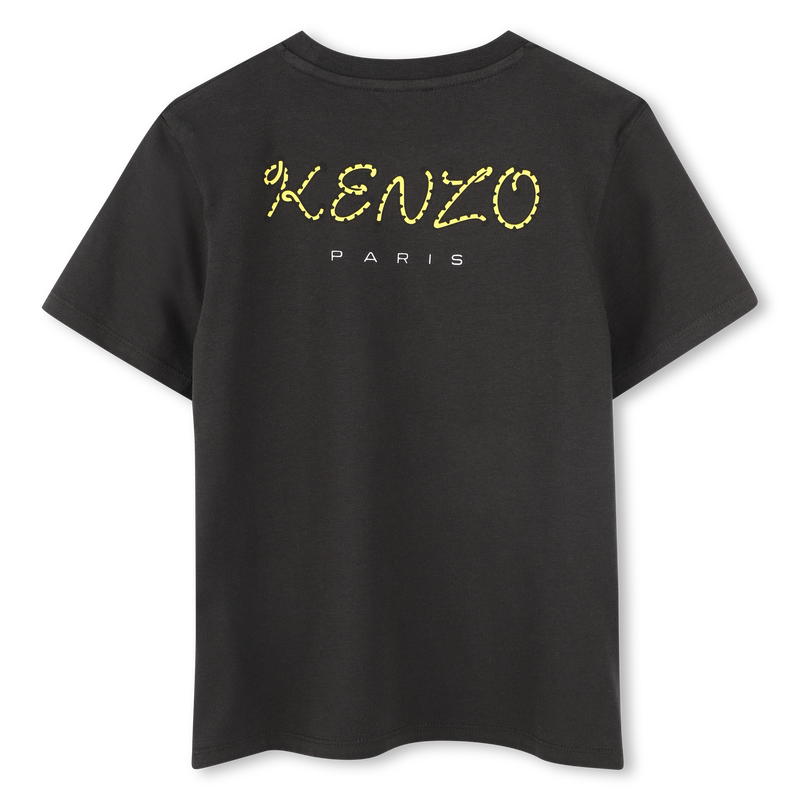 T-shirt in cotone con patch KENZO KIDS 
                        UNISEX