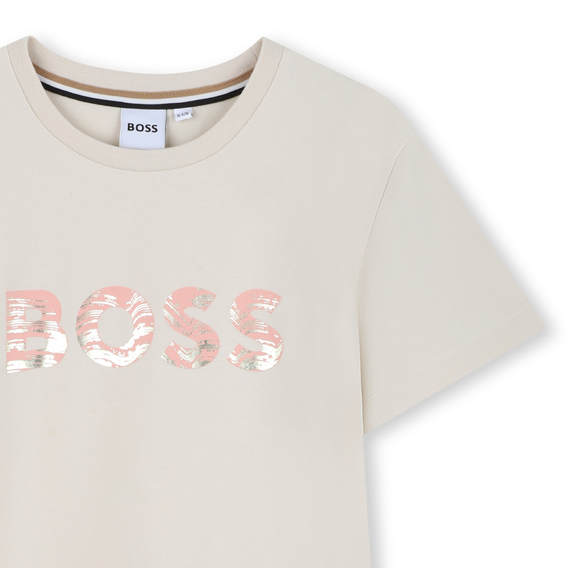 T-shirt a maniche corte BOSS 
                        BAMBINA