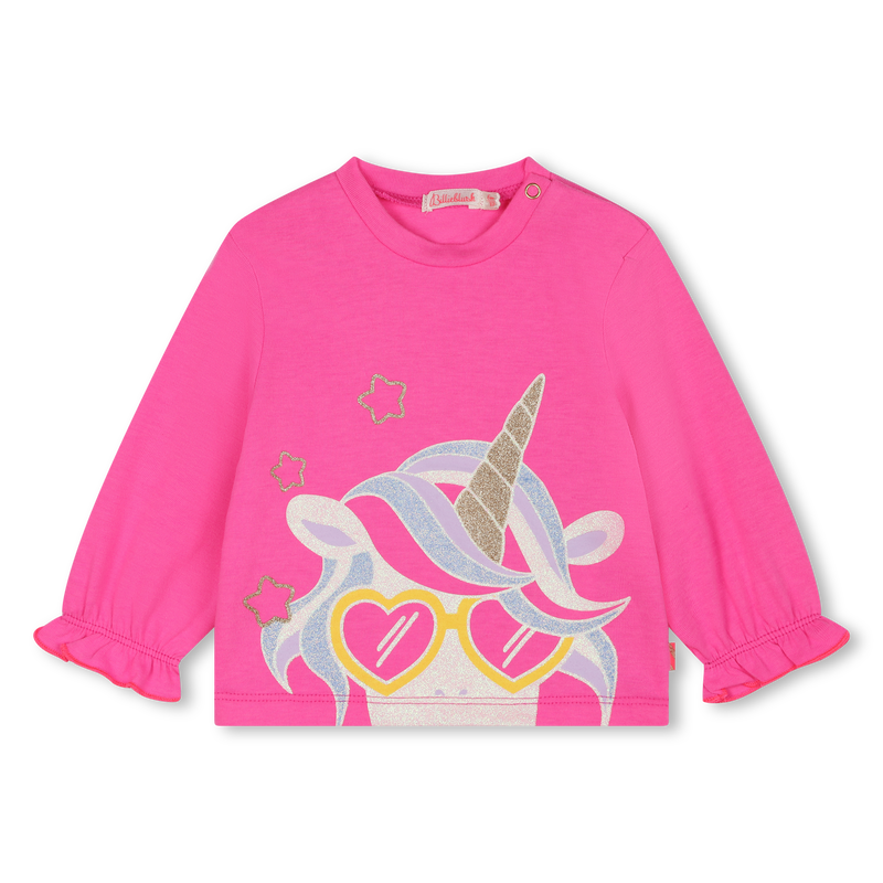 T-shirt con bottoni automatici BILLIEBLUSH 
                        BAMBINA
