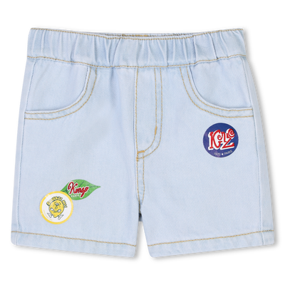 Shorts in jeans KENZO KIDS RAGAZZO