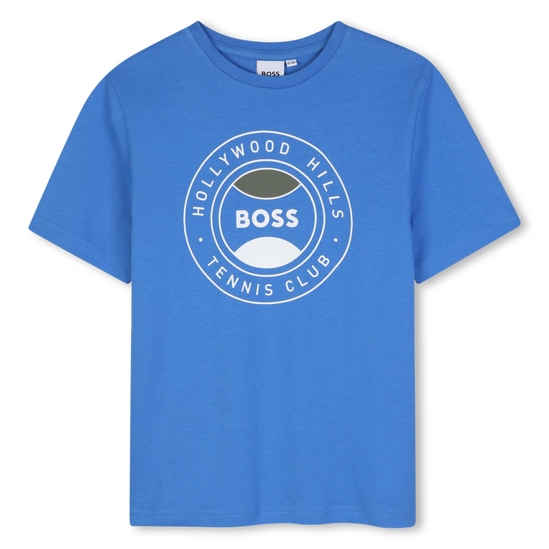 T-SHIRT A MANICHE CORTE BOSS 
                        RAGAZZO