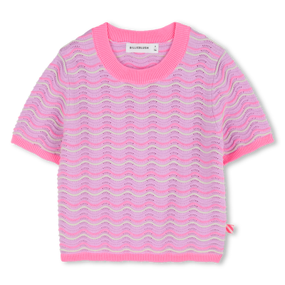 MAGLIA A MANICHE CORTE BILLIEBLUSH BAMBINA