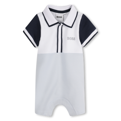 Tutina corta color-block BOSS RAGAZZO