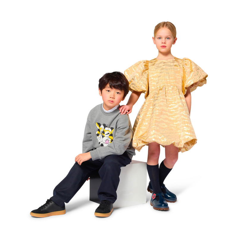 Abito da cerimonia e scrunchie KENZO KIDS 
                        BAMBINA