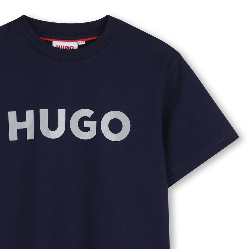 T-SHIRT A MANICHE CORTE HUGO 
                        RAGAZZO
