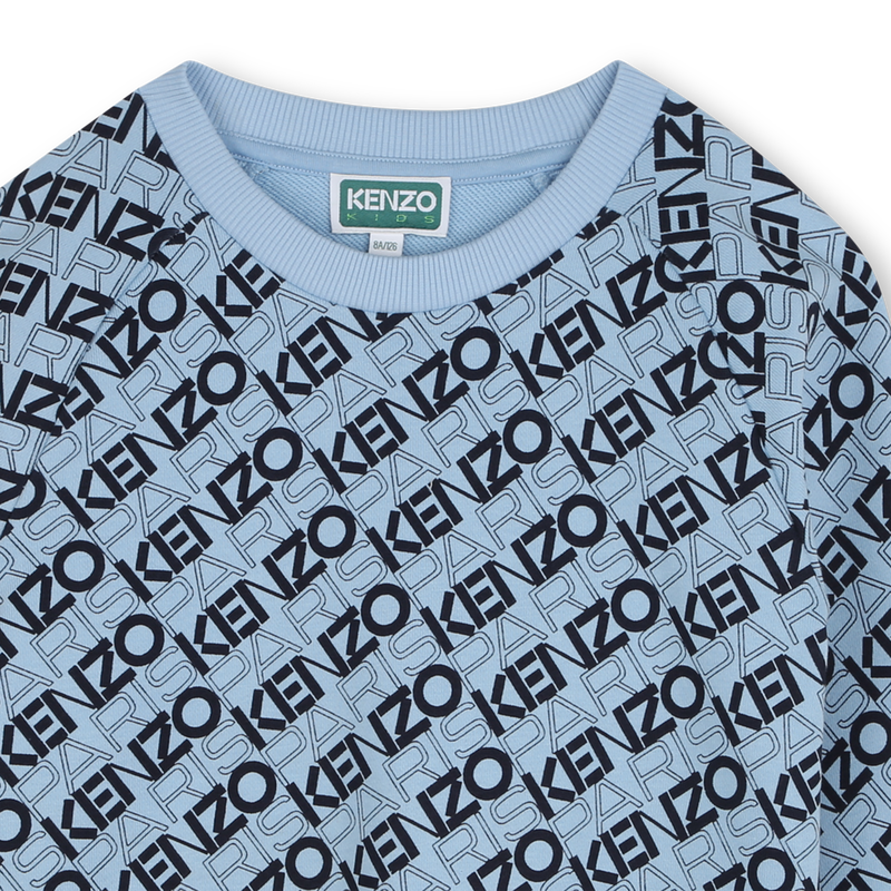Felpa stampata in cotone KENZO KIDS 
                        RAGAZZO