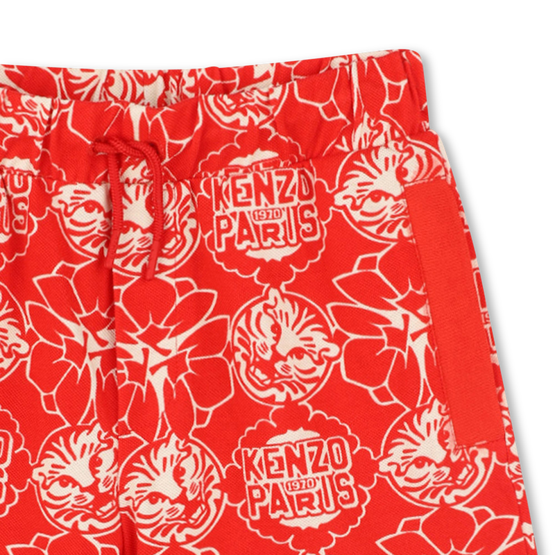 Bermuda con stampa giapponese KENZO KIDS 
                        RAGAZZO