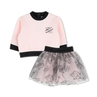 Completo felpa e gonna KARL LAGERFELD KIDS 
                    BAMBINA
