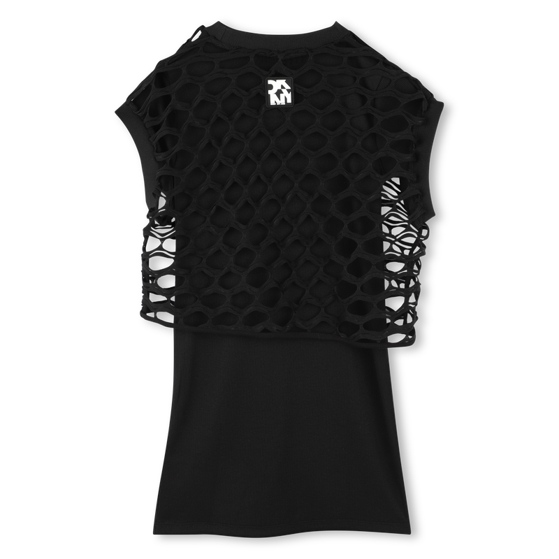 Vestito 2 in 1 a maniche corte DKNY 
                        BAMBINA