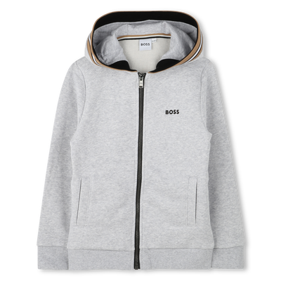 Hooded Zip-Up Cardigan BOSS RAGAZZO
