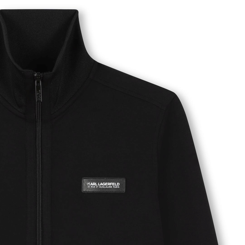 Felpa con cerniera KARL LAGERFELD KIDS 
                        RAGAZZO