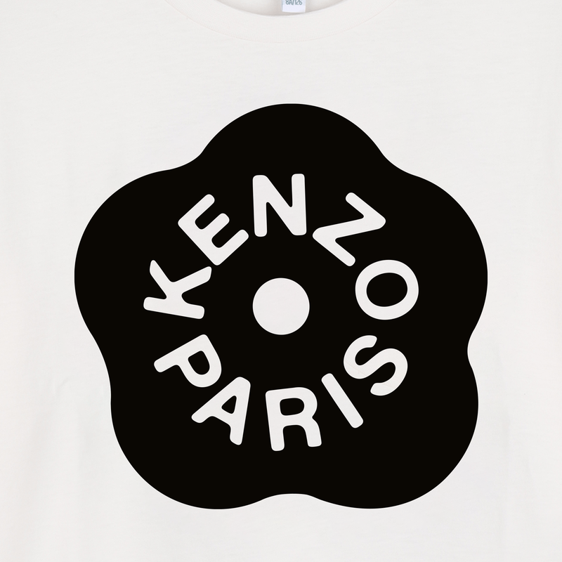 T-SHIRT CON STAMPA GOFFRATA KENZO KIDS 
                        BAMBINA