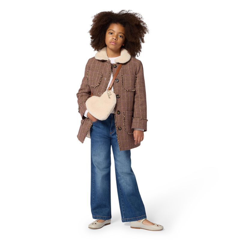 Cappotto in tweed a quadri CHLOE 
                        BAMBINA