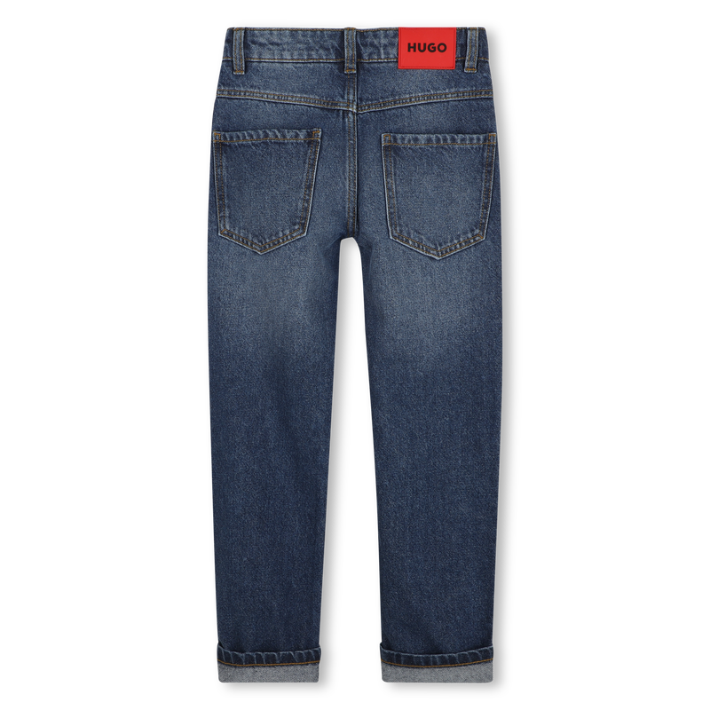 Pantaloni in denim HUGO 
                        RAGAZZO